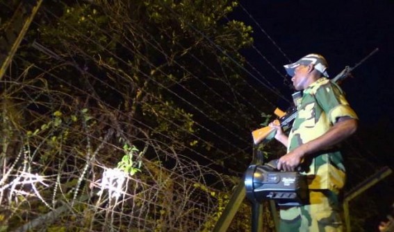 Security beefed up along Tripura border in wake of Independence-Day Security beefed up along Tripura border in wake of Independence-Day
